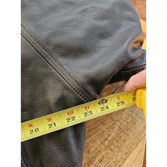 Daytona Joe Vintage Women’s Leather Motorcycle Jacket Size M Moto Rare - Picture 4 of 14